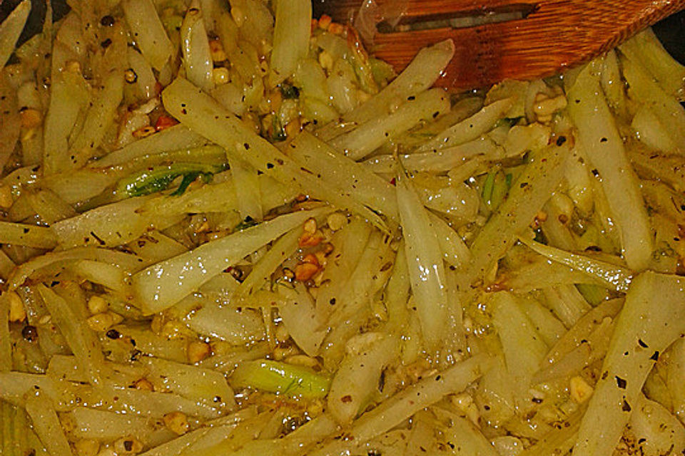 Gebratener Knoblauch - Fenchel