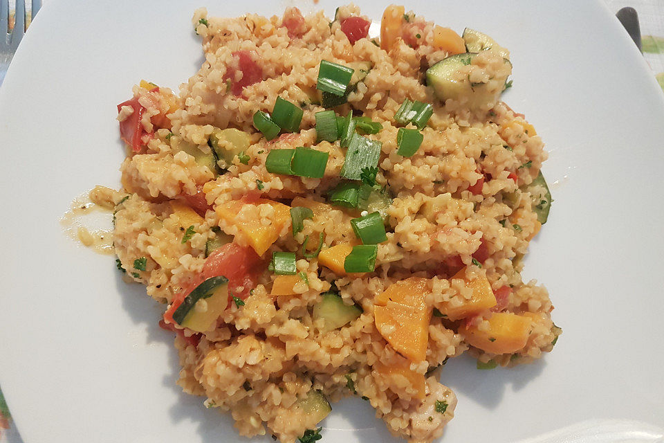 Bulgur mit Gemüse