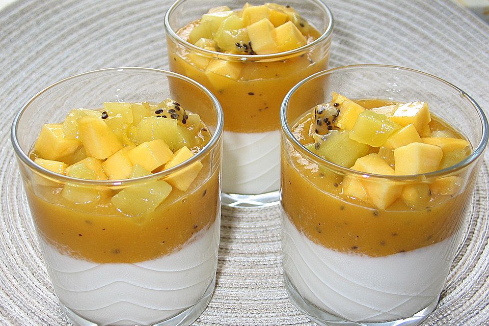 Mango - Kiwi - Joghurt - Creme