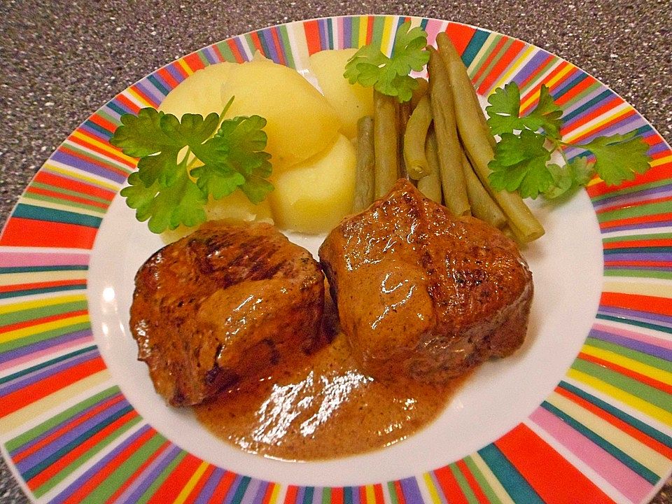 Winterliche Hirschsteaks Chefkoch