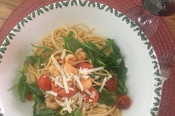 Spaghetti Mit Scampi Und Rucola Von Cerri| Chefkoch