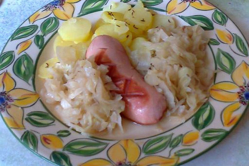 Gedünstetes Weißkraut