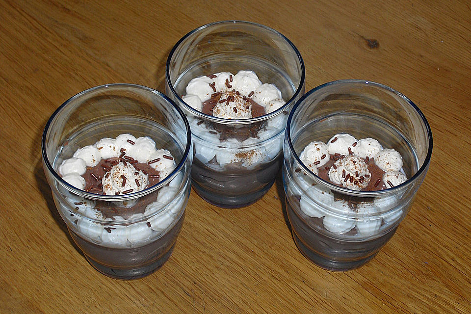 Sahne - Schoko - Pudding