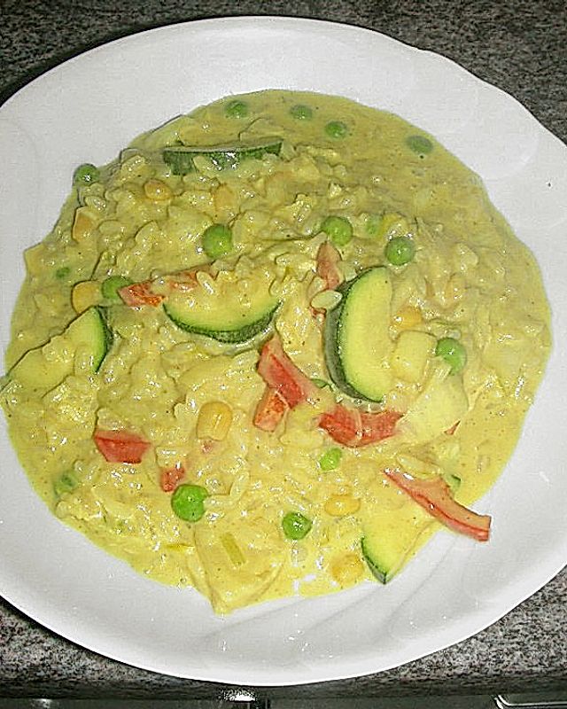 Curry - Gemüse - Reis