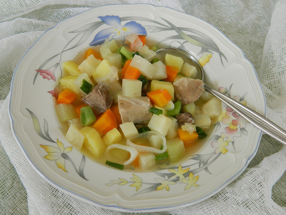 Gemüsesuppe mit Fleischeinlage von Chr2604| Chefkoch