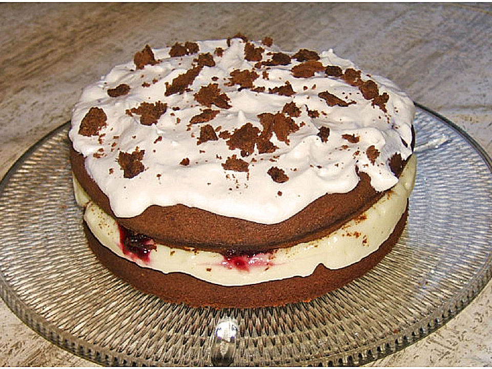 Schokoladen - Kirsch - Kuchen von Zimtsternie | Chefkoch