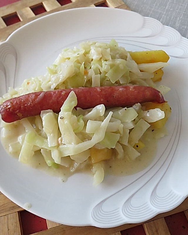Omas Weißkohl - Sahne - Gemüse