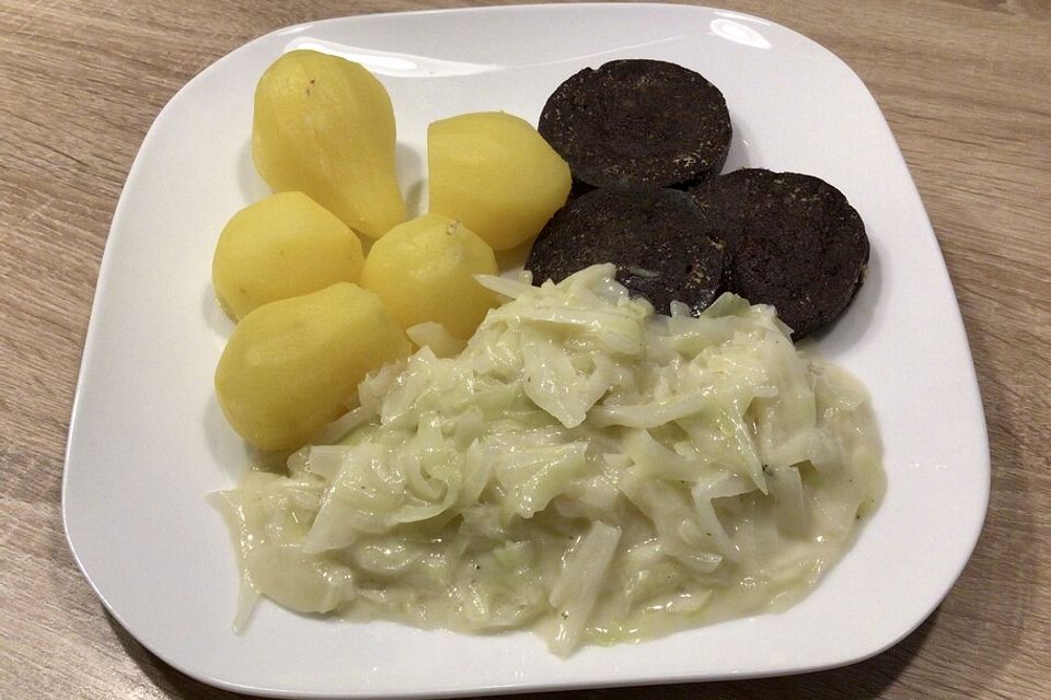 Omas Weißkohl - Sahne - Gemüse Omas Weißkohl - Sahne - Gemüse