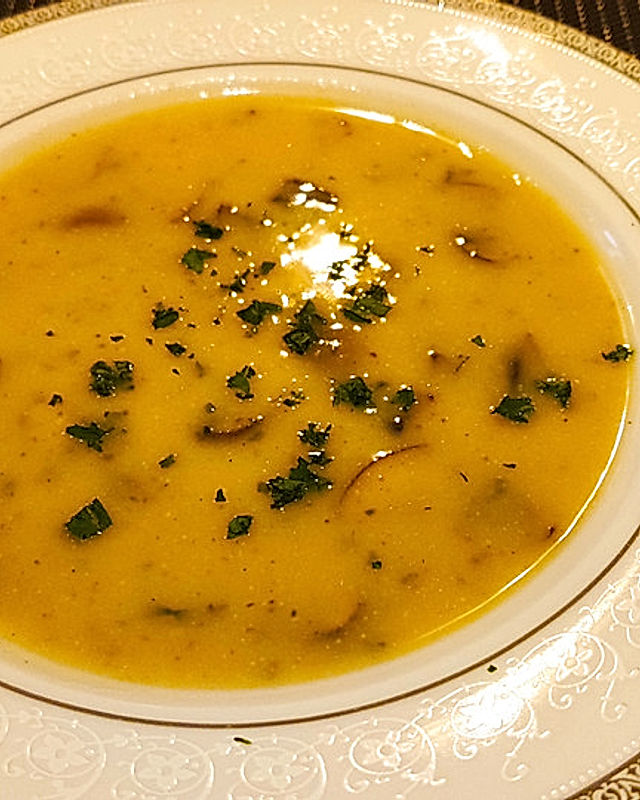 Kartoffel-Pilz-Suppe