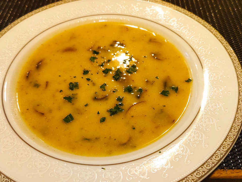 Kartoffel-Pilz-Suppe von schnuddel65| Chefkoch