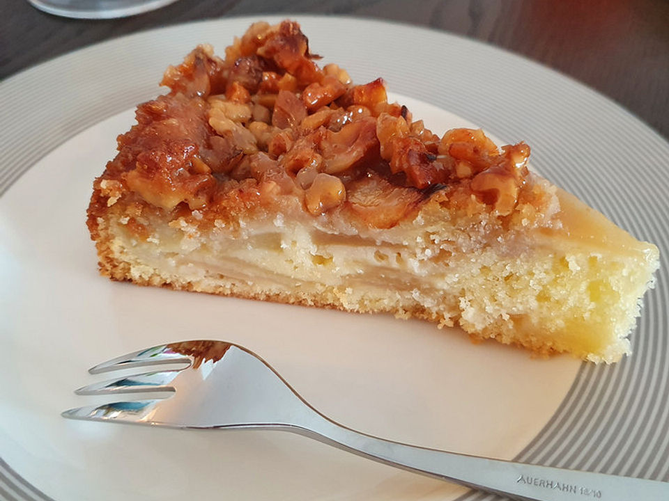 Apfelkuchen mit Walnuss - Karamell von Douceur | Chefkoch