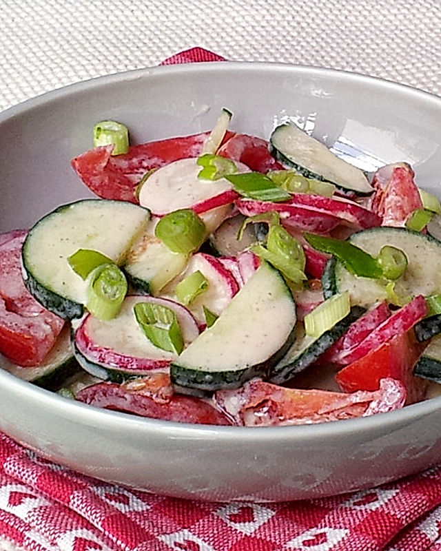 Gurken - Tomaten - Radieschen - Salat