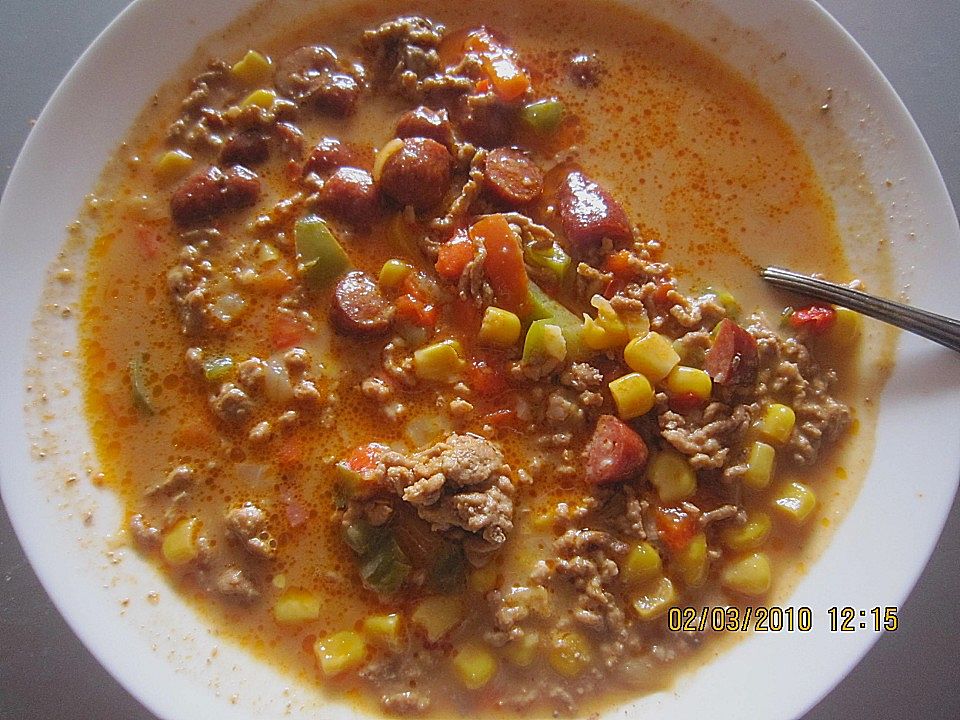 Mitternachtssuppe Oder Cabanossisuppe Von Polina Chefkoch