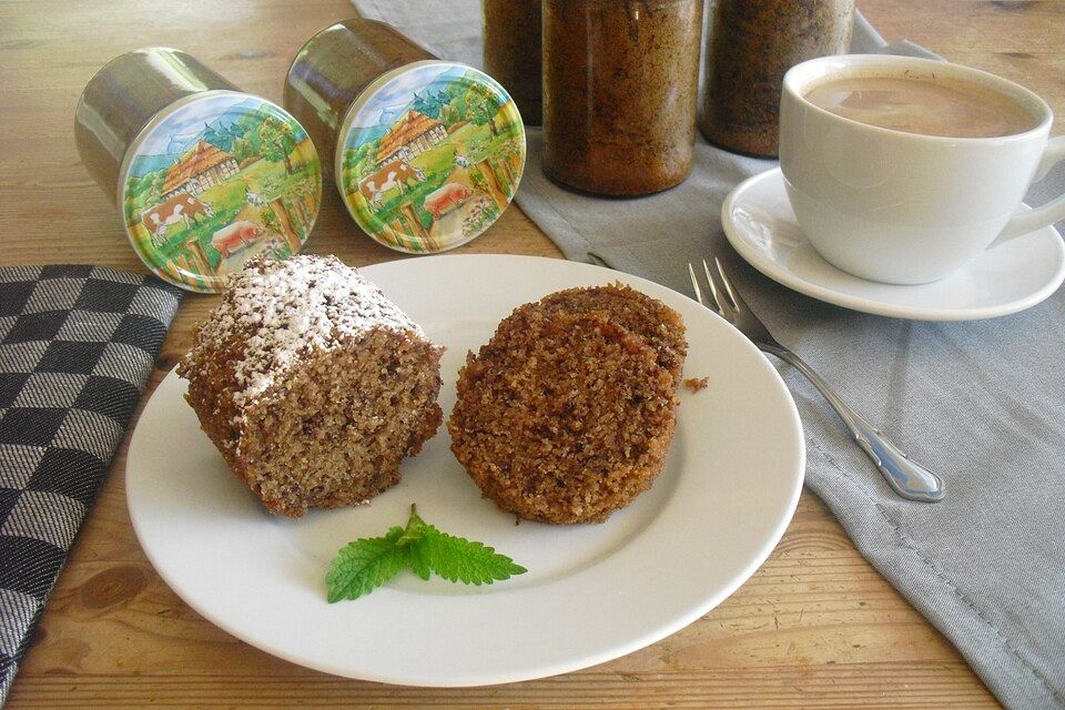 Tiroler Nusskuchen im Glas