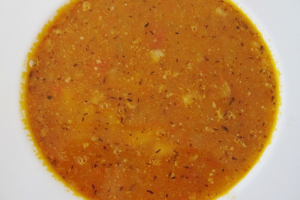 Bohnen - Tomaten - Suppe