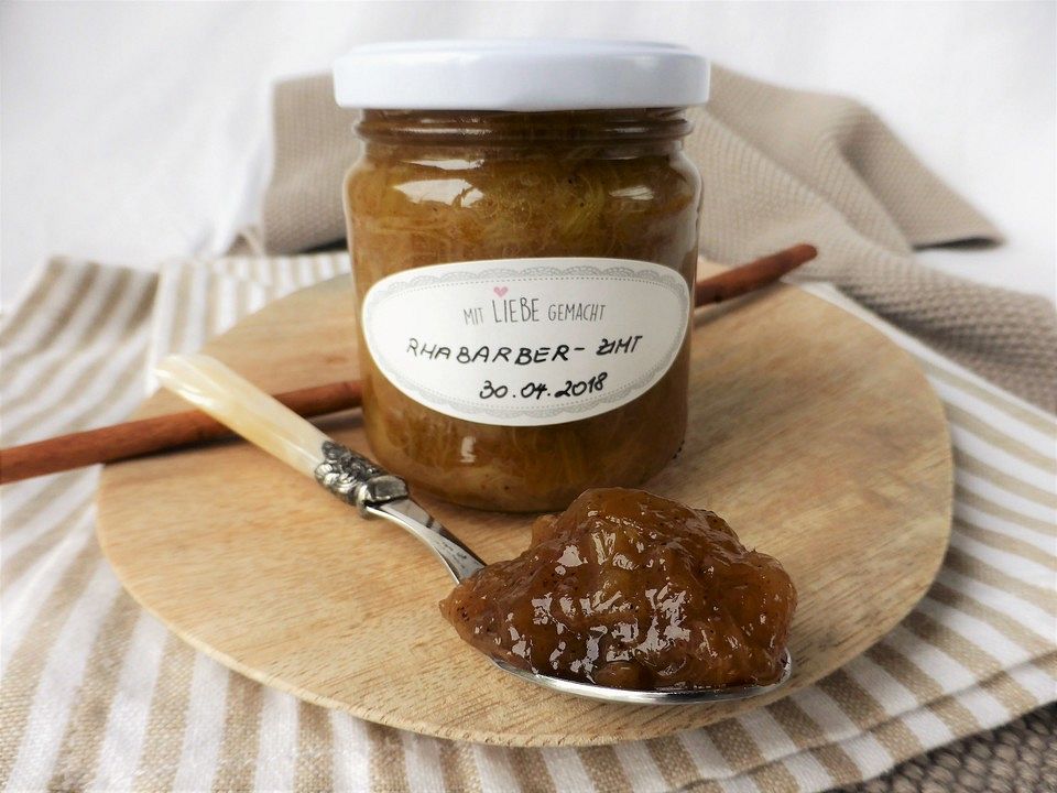 Rhabarber - Zimt - Marmelade von kabsi| Chefkoch