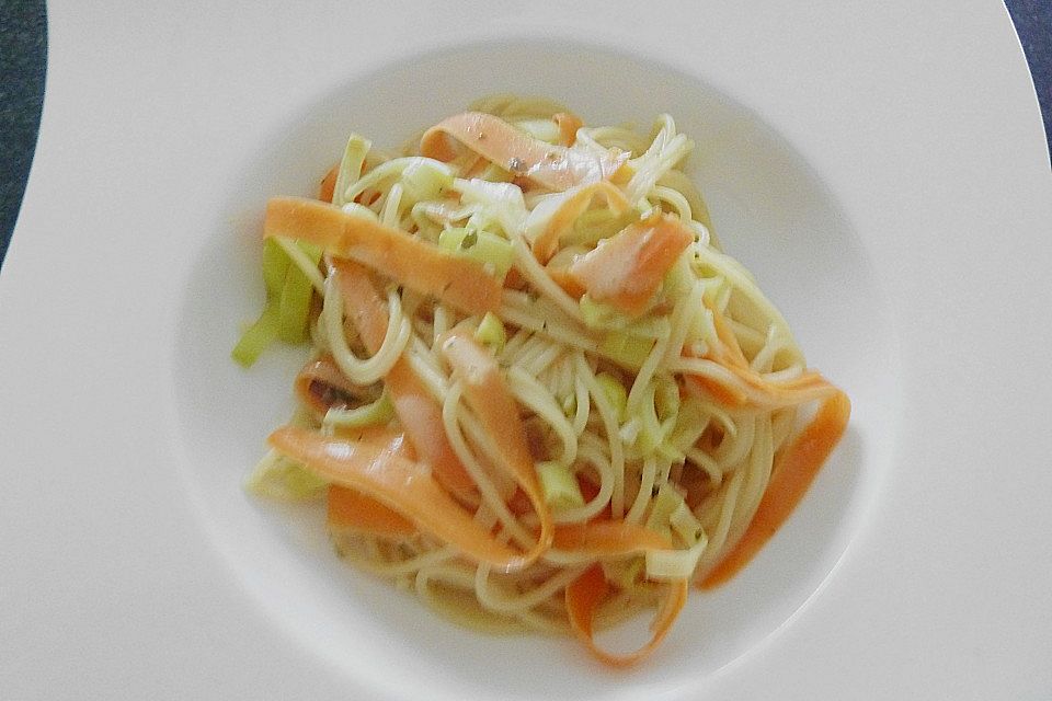 Möhren-Spaghetti