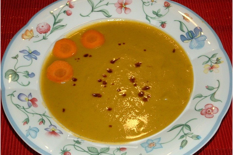 Brokkoli - Karotten - Cremesuppe