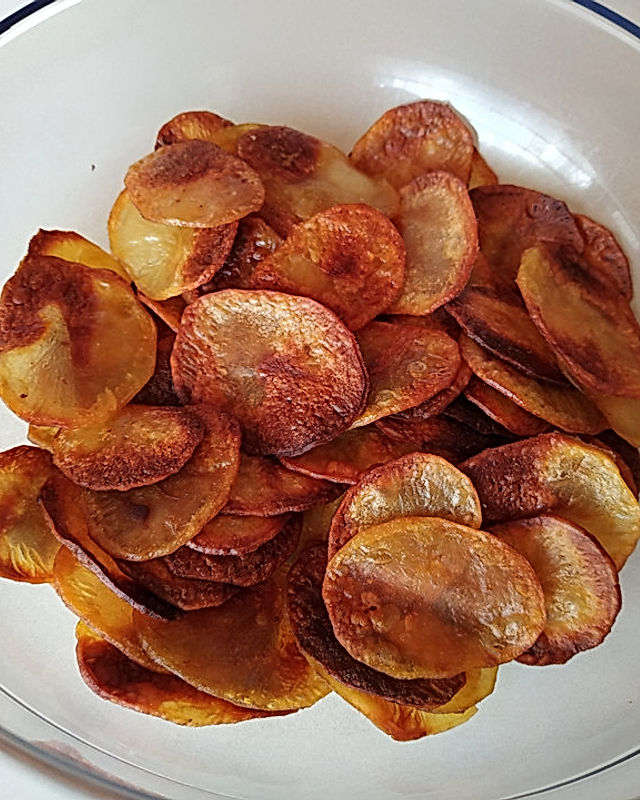 Fettfreie Kartoffelchips