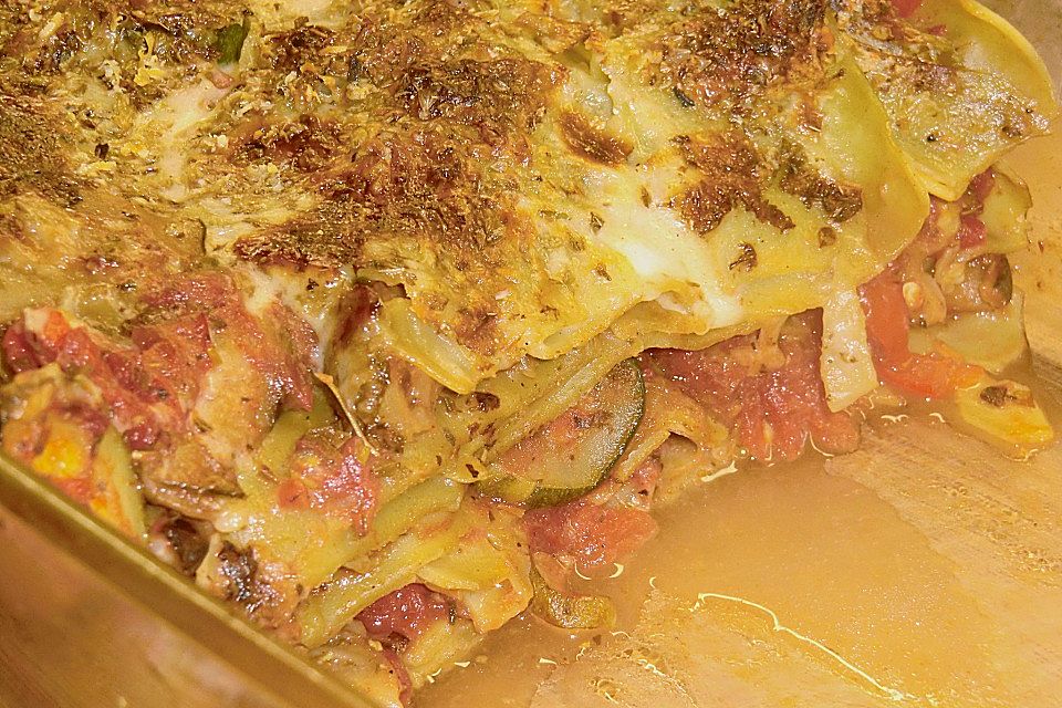 Zucchini - Auberginen - Lasagne