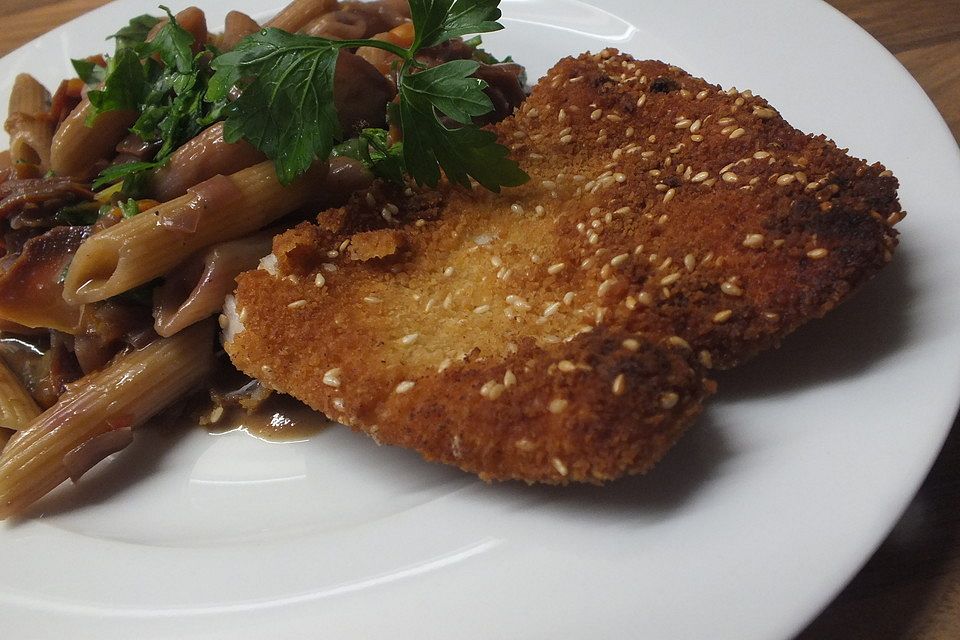 Mini - Schnitzel mit vielerlei Panade