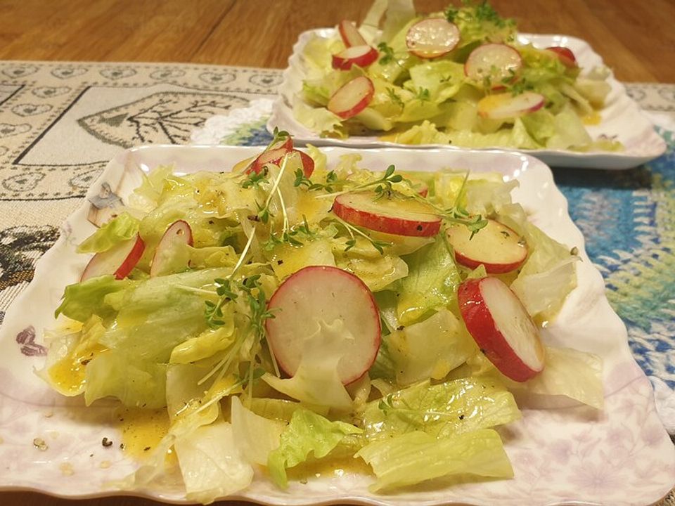 Radieschen - Rettich - Salat mit Sprossen von saudine| Chefkoch
