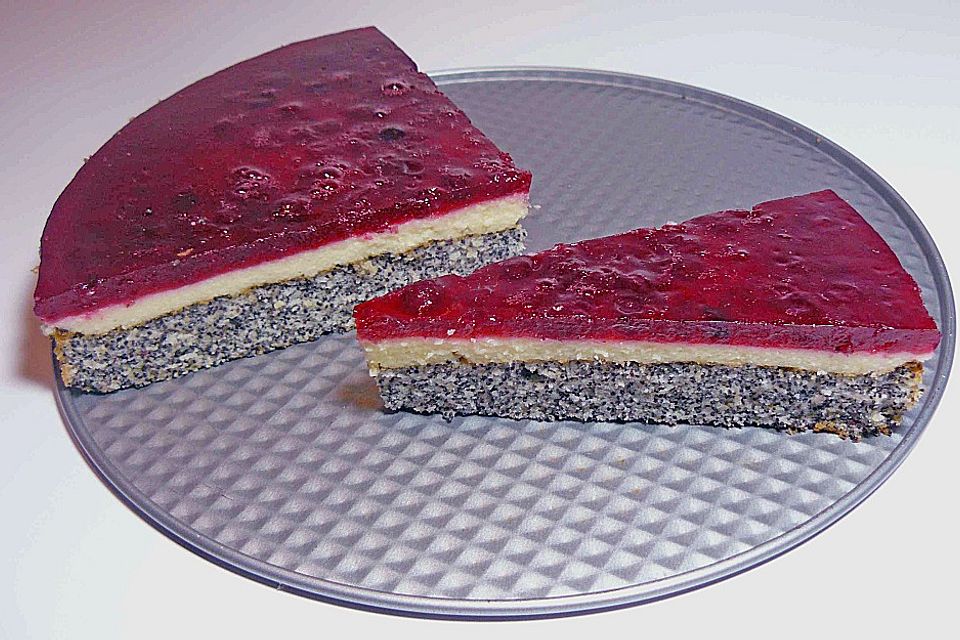 Preiselbeer - Mohn - Torte