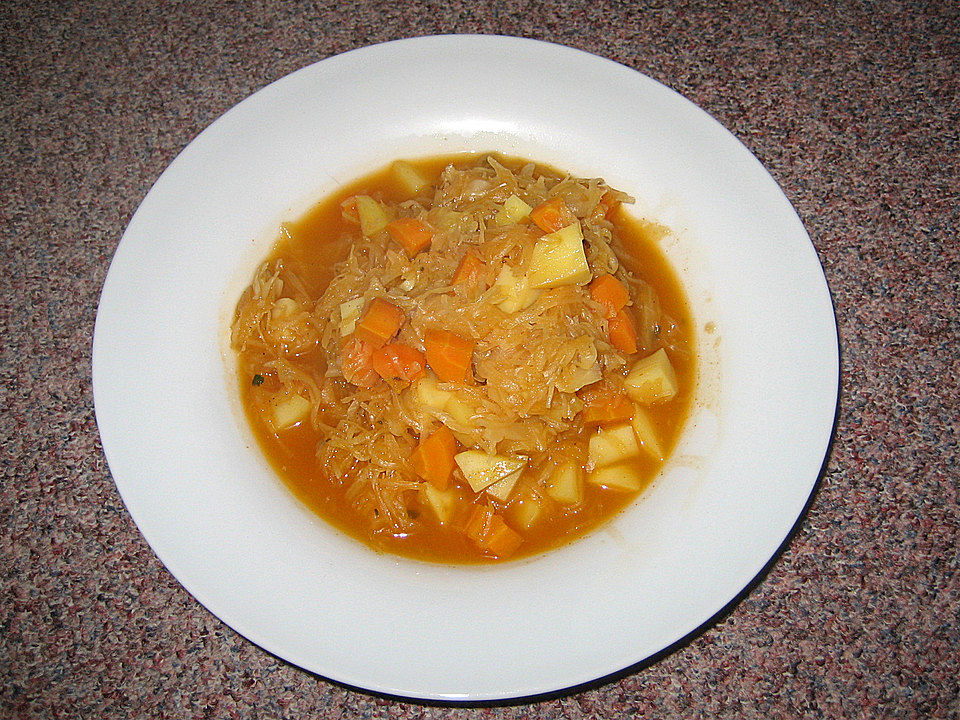Sauerkrautsuppe vegetarisch von tonkha | Chefkoch