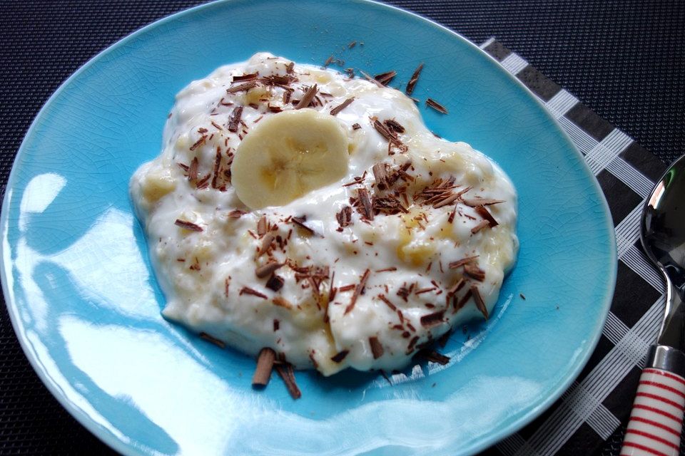 Bananen - Joghurt mit Schoko - Splits