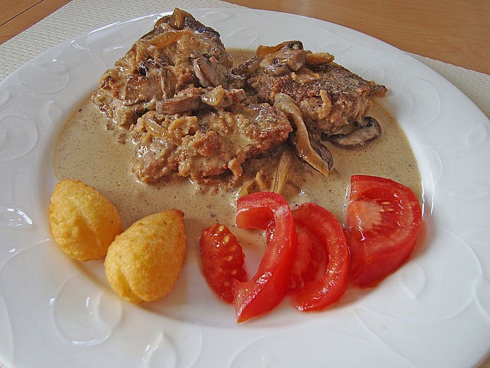 Schweinefilettopf mit Champignons von freßbäckchen | Chefkoch