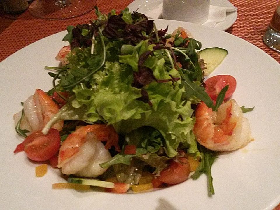 Fitness - Salat mit Garnelen von clara229 | Chefkoch