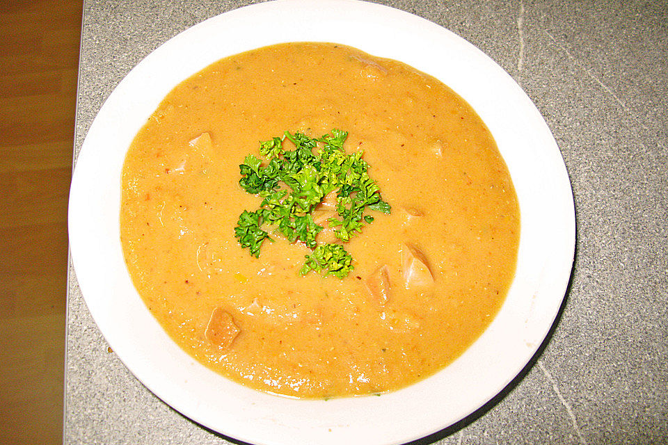 Rote Linsen - Suppe mit Möhren von Sarah