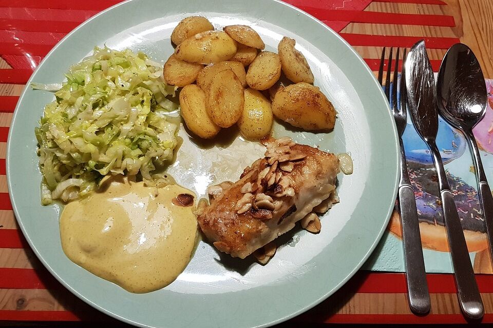 Rotbarschfilet mit Endiviensalat von Sarah