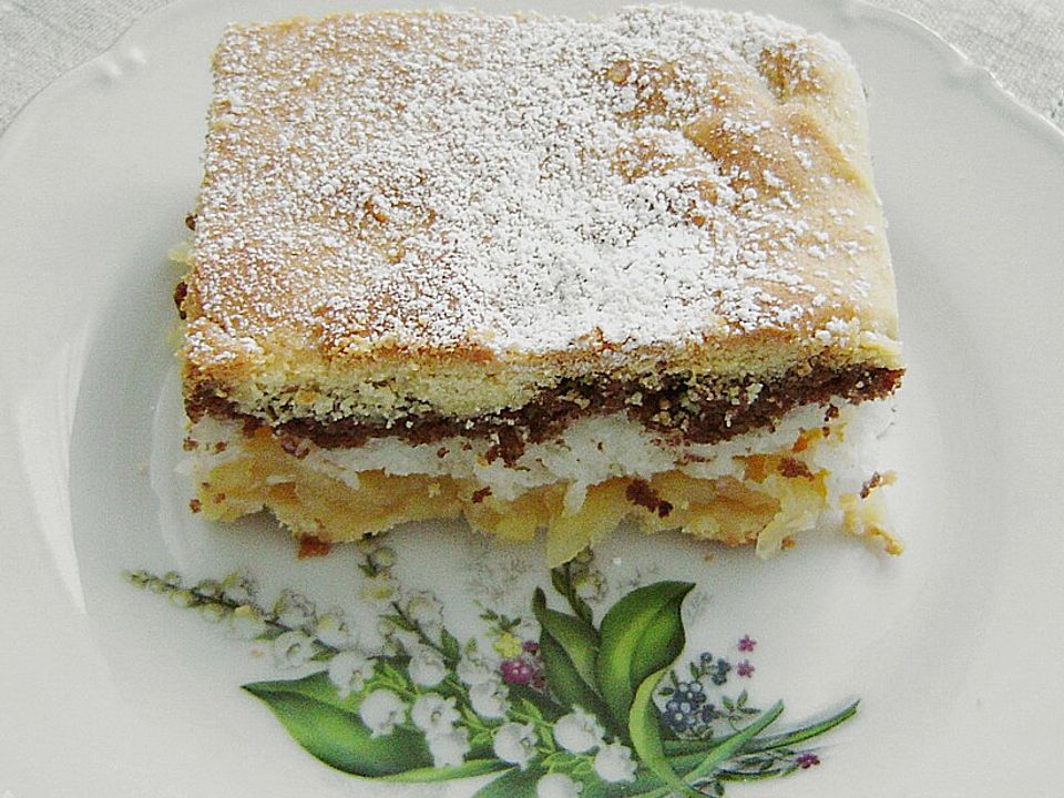 Apfel-Kokos-Nusskuchen-Schnitten von brisane | Chefkoch