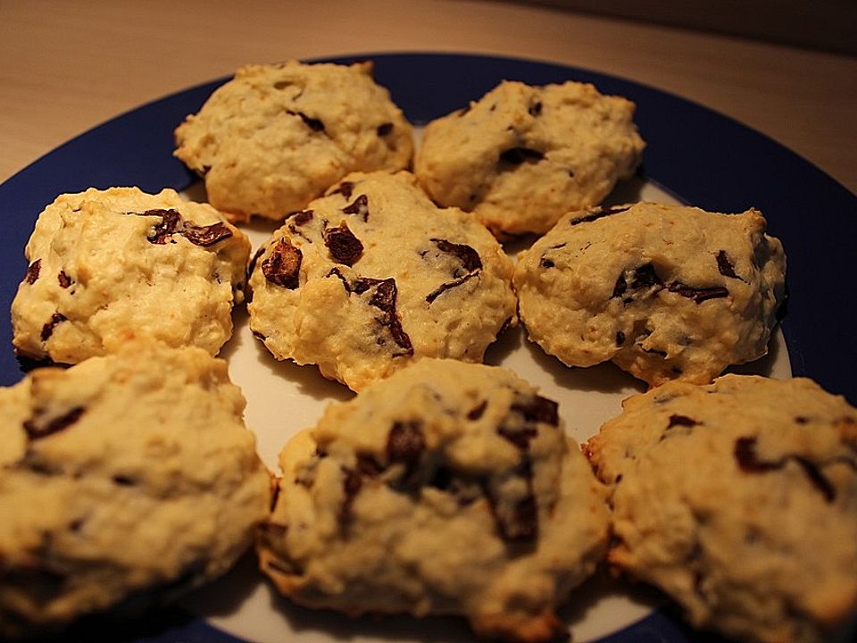 Kokoscookies mit Raspelschokolade von manuela-one | Chefkoch