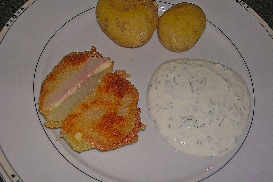 Kohlrabi-Cordon bleu