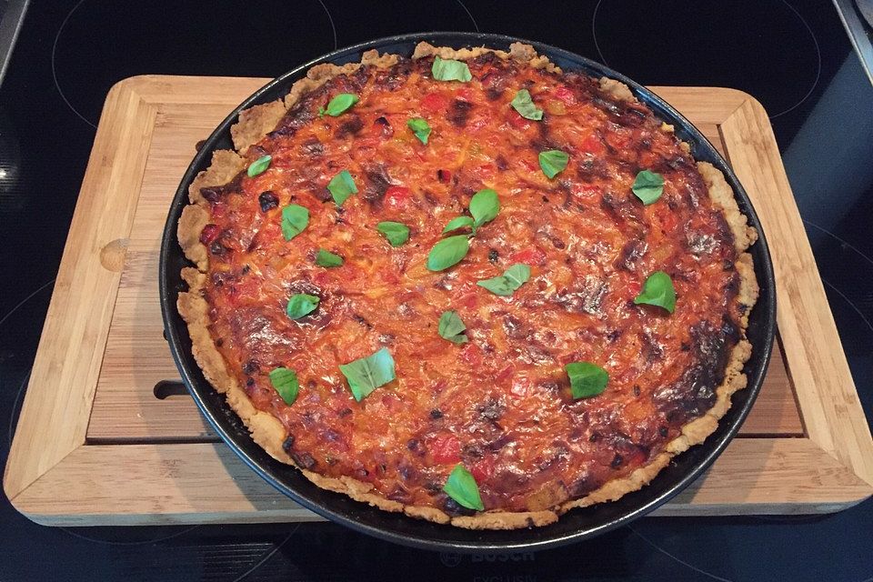 Paprika-Ajvar-Quiche