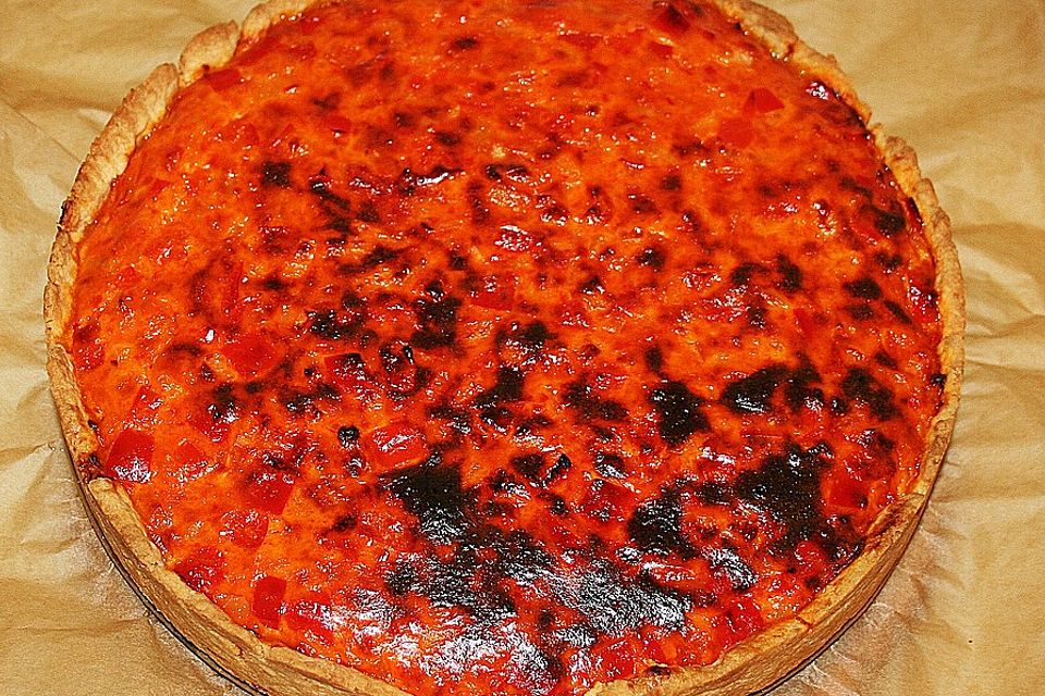 Paprika-Ajvar-Quiche
