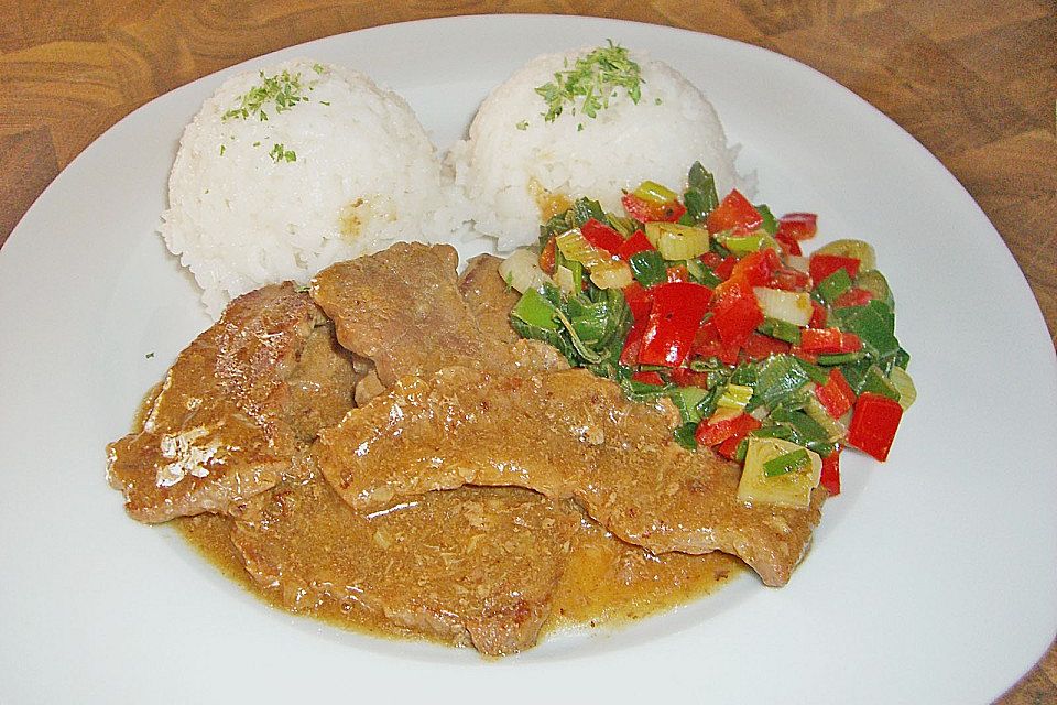 Rindfleisch - Geschnetzeltes mit Knoblauch