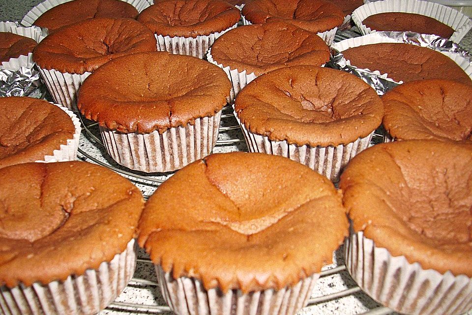 Beschwipste Schoko - Käsekuchen - Muffins