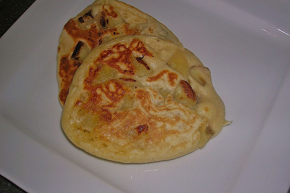 Pancakes mit Bananen