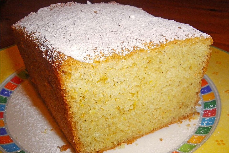 Saftiger Zitronenkuchen Saftiger Zitronenkuchen