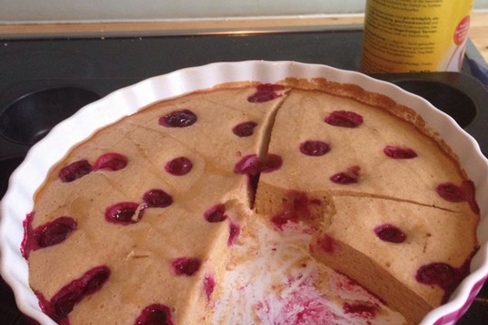 Buchweizen - Clafoutis mit Sauerkirschen