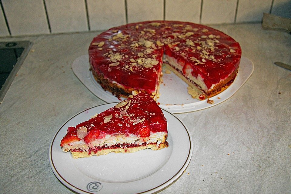 Erdbeerkuchen