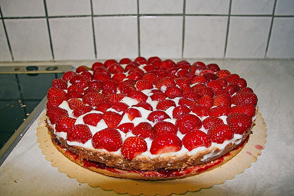 Erdbeerkuchen