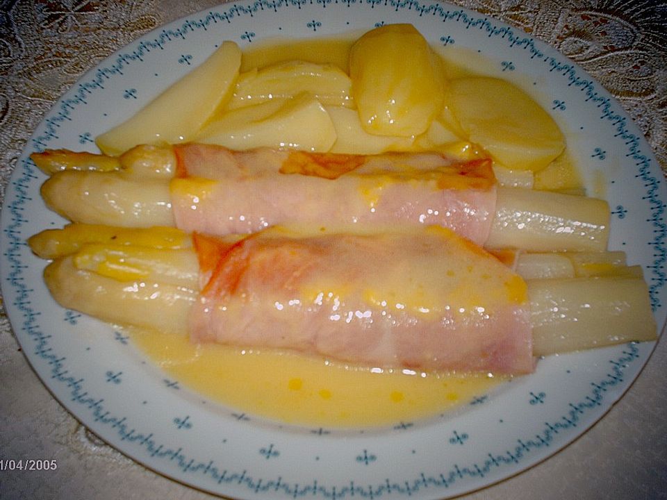 Schinkenröllchen mit Spargel von Chr2604 | Chefkoch