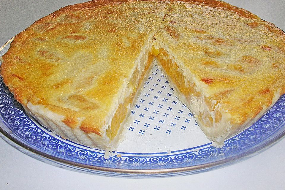 Peach Mascarpone Cream Pie Peach Mascarpone Cream Pie