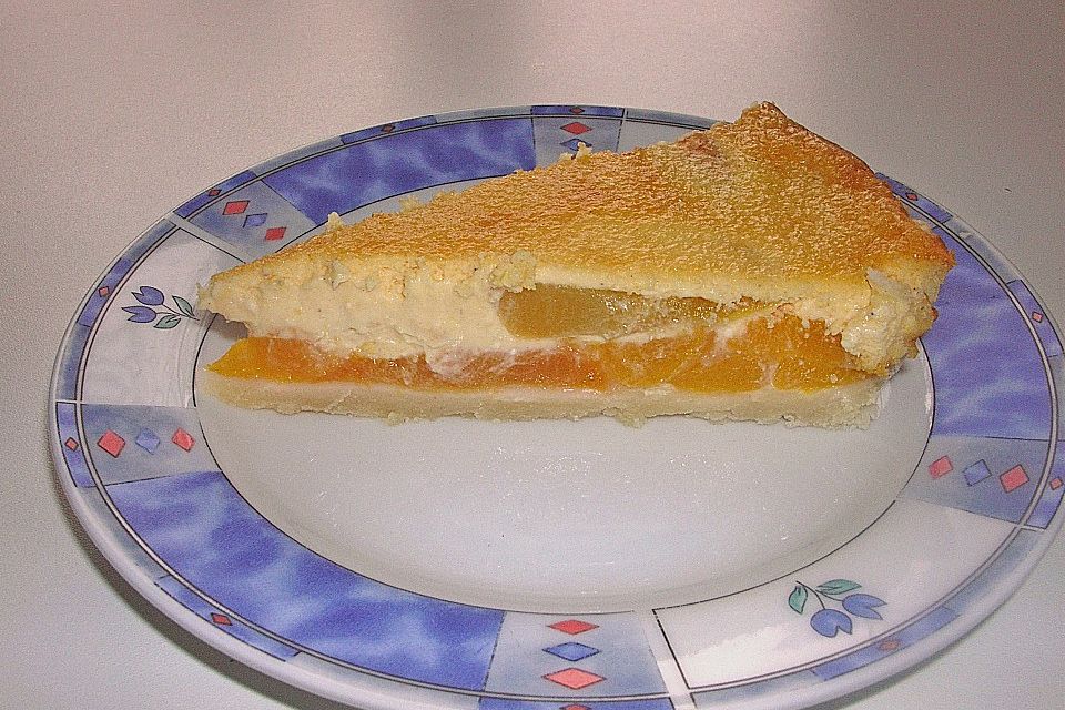 Peach Mascarpone Cream Pie Peach Mascarpone Cream Pie