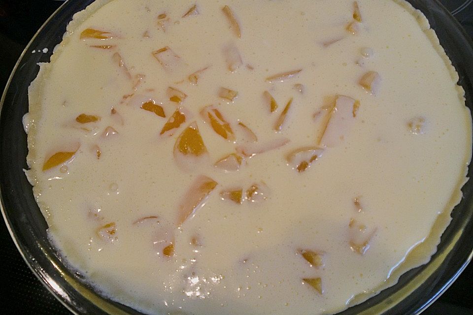Peach Mascarpone Cream Pie Peach Mascarpone Cream Pie
