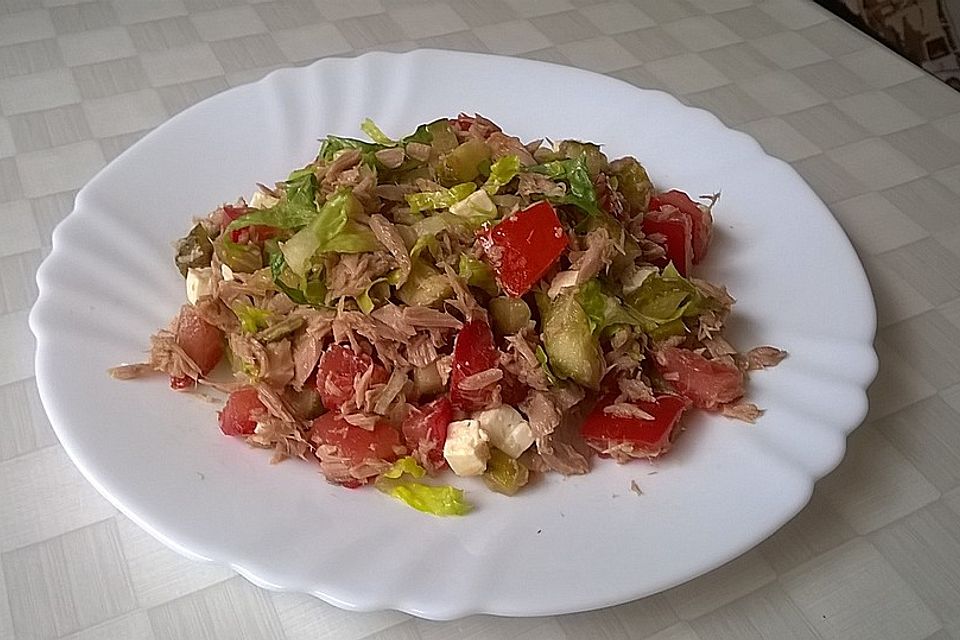 Thunfisch - Feta - Salat